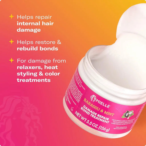 Mielle Tratamiento reparador de daños con babasú y menta 5.5oz - Quierox - Tienda Online