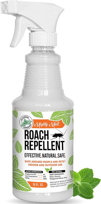 Mighty Mint Spray repelente de cucarachas con aceite de menta, Asesino natural - Quierox - Tienda Online