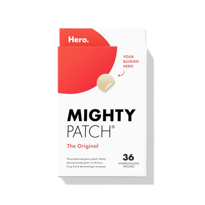 Mighty Patch™ Parche original de Hero Cosmetics – Parche hidrocoloide para acné, 36 unidades - Quierox - Tienda Online