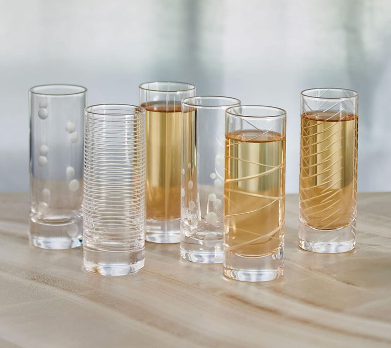 Mikasa Cheers - Juego de 6 vasos de chupito, 3.5 onzas - Quierox - Tienda Online