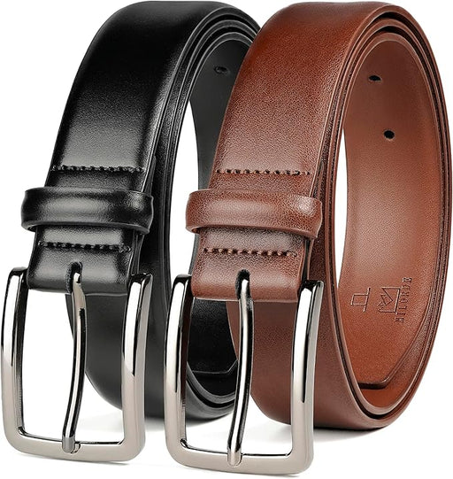 MILORDE Cinturón de vestir de cuero para hombre, 2 unidades - Quierox - Tienda Online