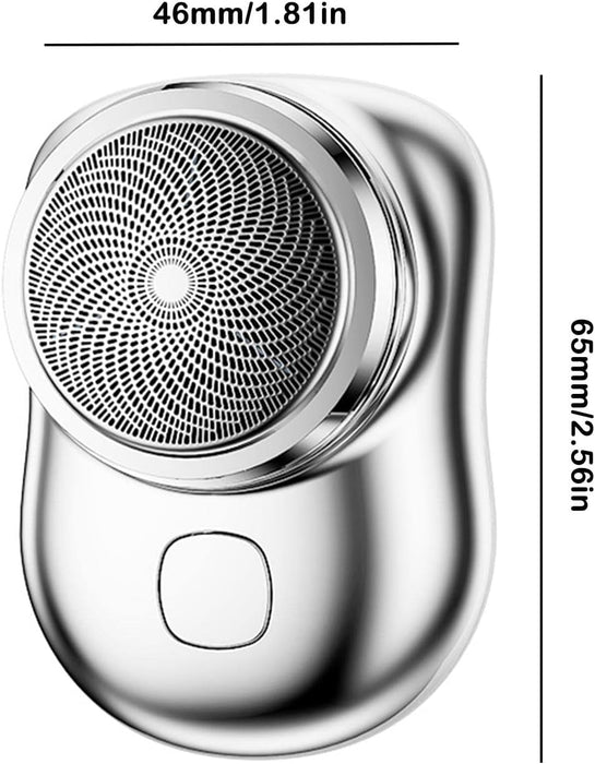 Mini afeitadora eléctrica portátil, afeitadora de bolsillo, mini maquinilla de afeitar mágica USB - Quierox - Tienda Online