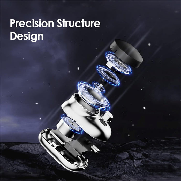 Mini afeitadora eléctrica portátil, afeitadora de bolsillo, mini maquinilla de afeitar mágica USB - Quierox - Tienda Online