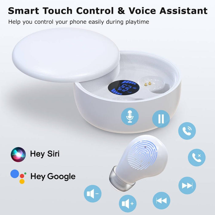 Mini auriculares inalámbricos para dormir, Bluetooth 5.4, para quienes duermen de lado - Quierox - Tienda Online