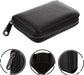 Mini billetera de cuero para mujeres tarjetas cartera monedero para mujeres cremallera - Quierox - Tienda Online