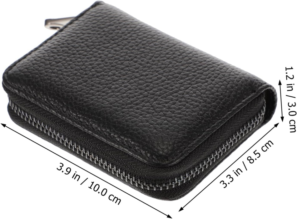 Mini billetera de cuero para mujeres tarjetas cartera monedero para mujeres cremallera - Quierox - Tienda Online