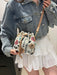 Mini bolso de hombro de tela estilo chino, con caligrafía, estilo retro, informal, pequeño - Quierox - Tienda Online