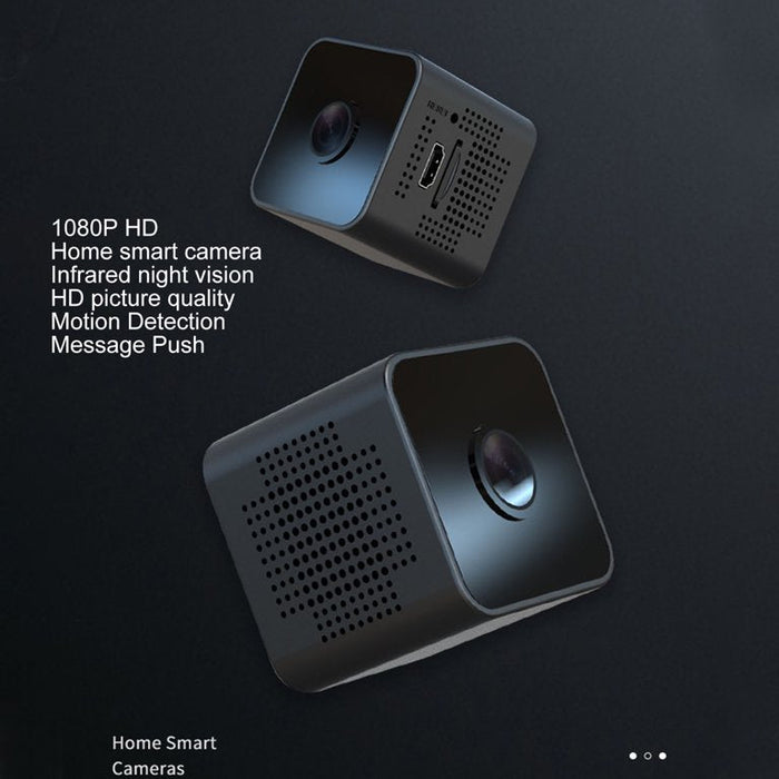 Mini cámara de seguridad WiFi visión nocturna infrarroja detección de movimiento - Quierox - Tienda Online