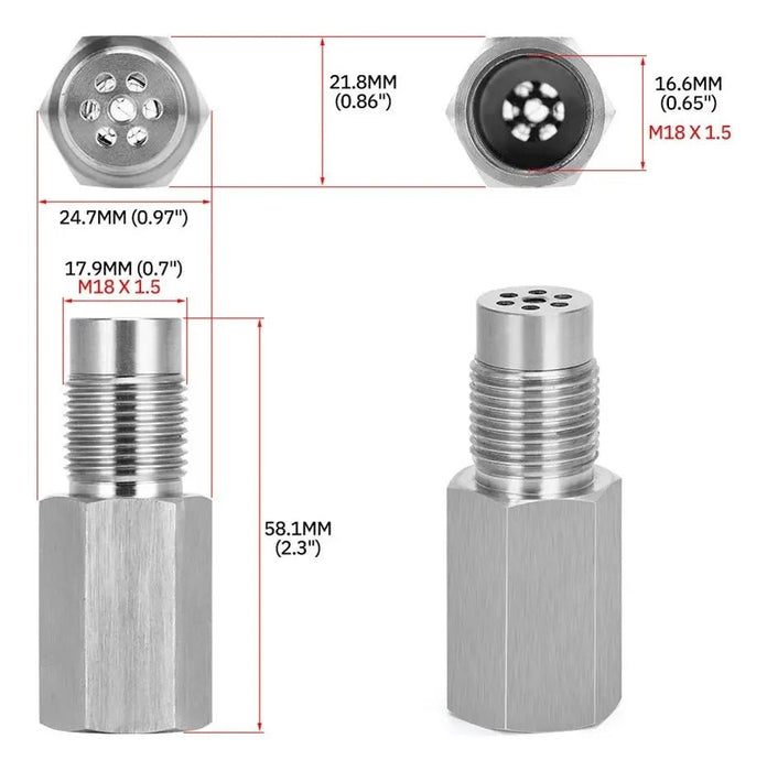 Mini Catalizador Sensor De Oxigeno - Quierox - Tienda Online