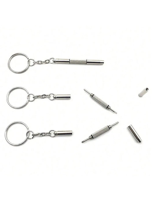 Mini Destornillador De Acero Inoxidable Llavero Reparación De Gafas - Quierox - Tienda Online