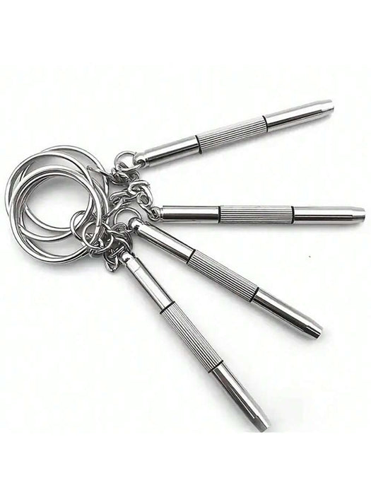 Mini Destornillador De Acero Inoxidable Llavero Reparación De Gafas - Quierox - Tienda Online