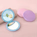 Mini espejo plegable redondo, espejo de maquillaje portátil de doble cara con cristal pulido - Quierox - Tienda Online
