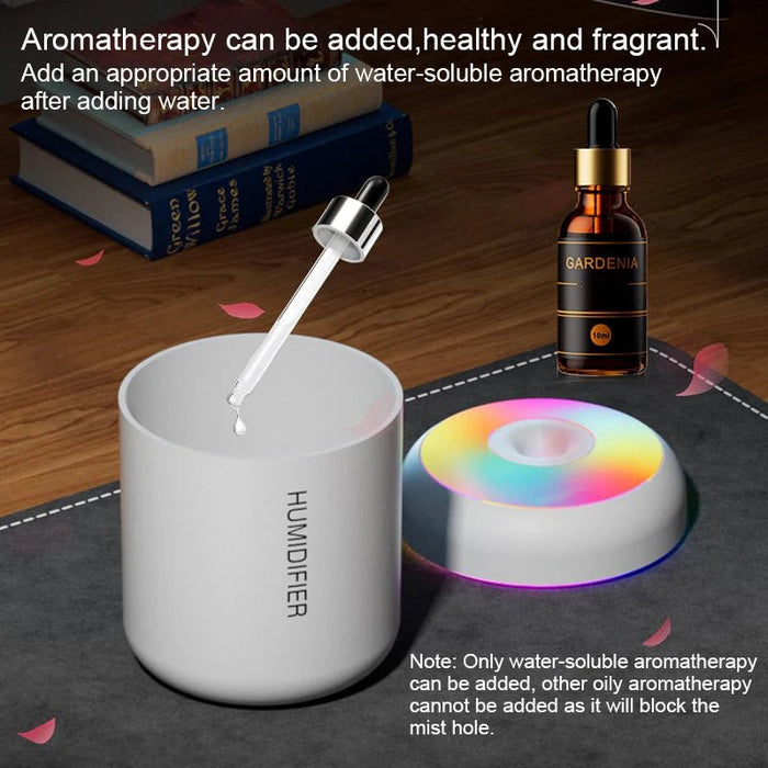 Mini humidificador de aire, difusor de aroma eléctrico USB, purificador de aceites esenciales - Quierox - Tienda Online