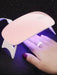 Mini lampara uv para uñas plegable ahorra espacio - Quierox - Tienda Online