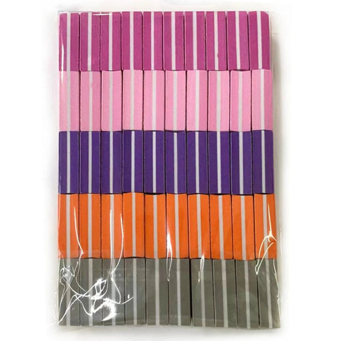 Mini limas de uñas cúbicas con esponja, de doble cara, para pulir y lijar, en colores surtidos - Quierox - Tienda Online