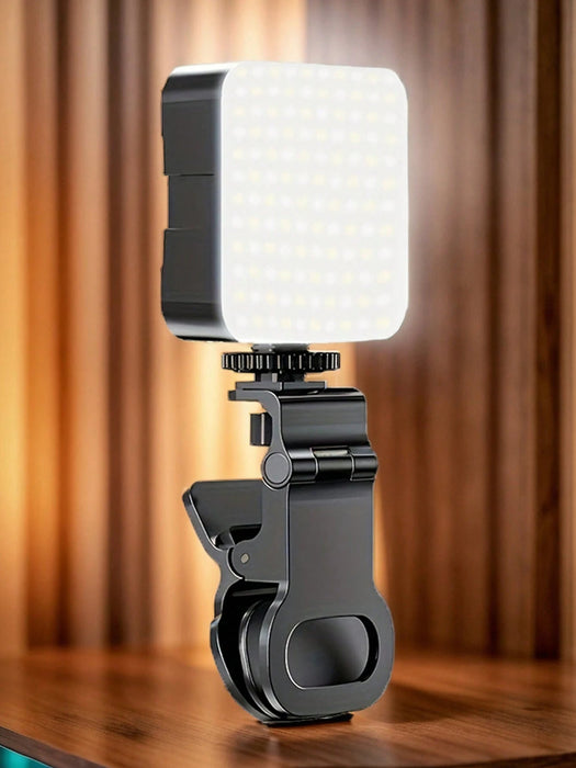 Mini luz de relleno portátil con clip, anillo de luz LED para selfies - Quierox - Tienda Online