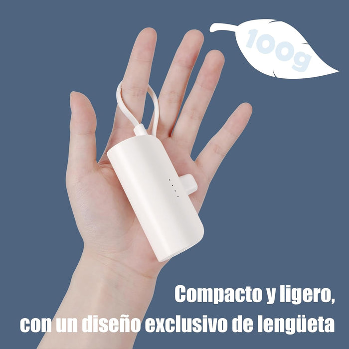 Mini Power Bank 8000mAh, Bateria Portatil, Externa para iPhone - Quierox - Tienda Online