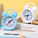 Mini reloj despertador redondo creativo para dormitorio - Quierox - Tienda Online