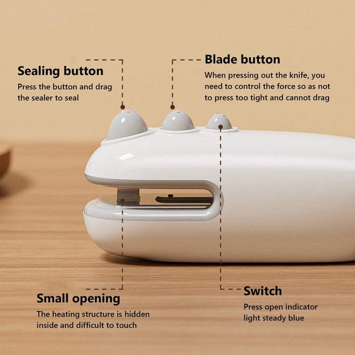 Mini sellador de vacío térmico portátil - Quierox - Tienda Online