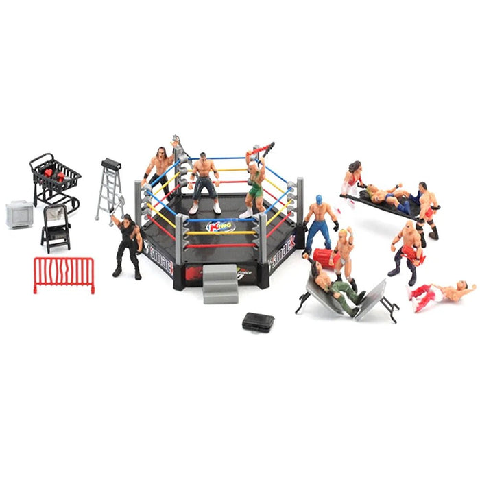 Mini set de juego de lucha libre, modelo de escena, 32 piezas - Quierox - Tienda Online