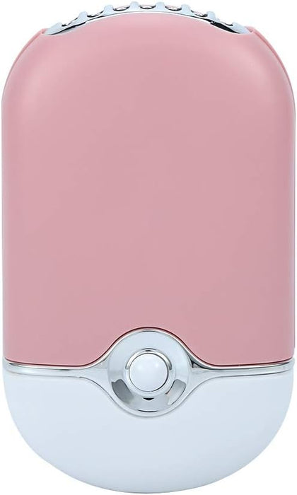 Mini ventilador portátil USB, aire acondicionado eléctrico, secado rápido (rosa) - Quierox - Tienda Online