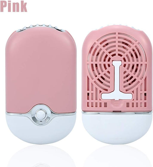 Mini ventilador portátil USB, aire acondicionado eléctrico, secado rápido (rosa) - Quierox - Tienda Online