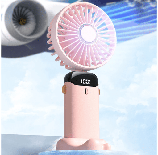 Mini ventilador portátil USB plegable para colgar del cuello, recargable por USB, con soporte - Quierox - Tienda Online