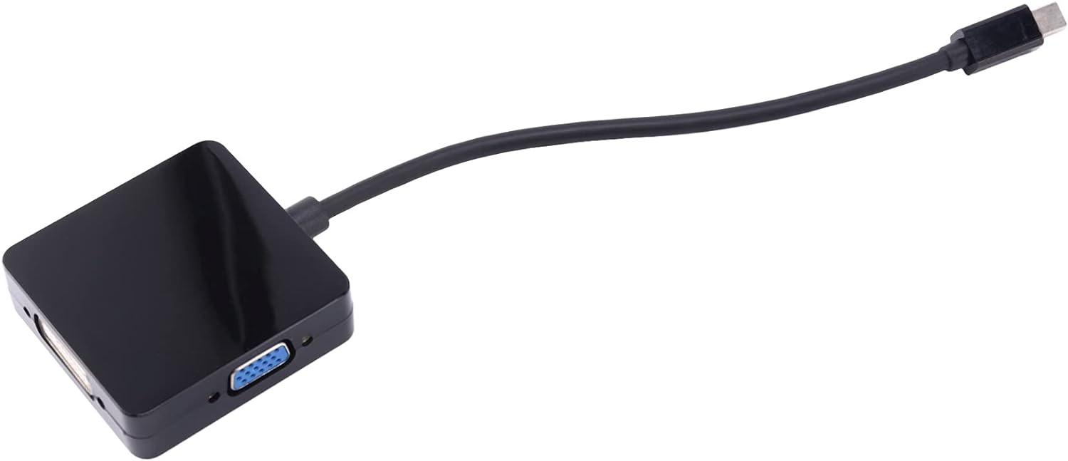 MiniDP a adaptador VGA DVI compatible, 3 en 1 - Quierox - Tienda Online