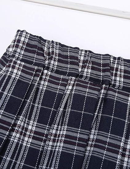 Minifalda plisada corta de cintura baja para colegiala - Quierox - Tienda Online