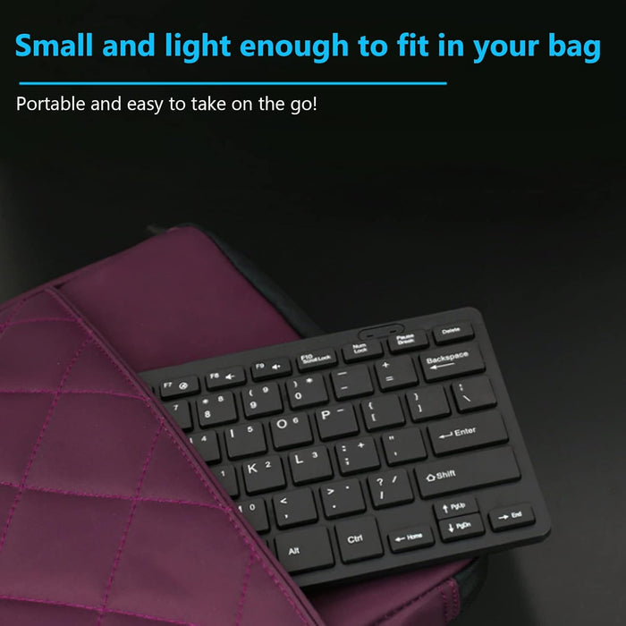 Miniteclado con cable K - 1000, Solución de escritura compacta y eficiente - Quierox - Tienda Online