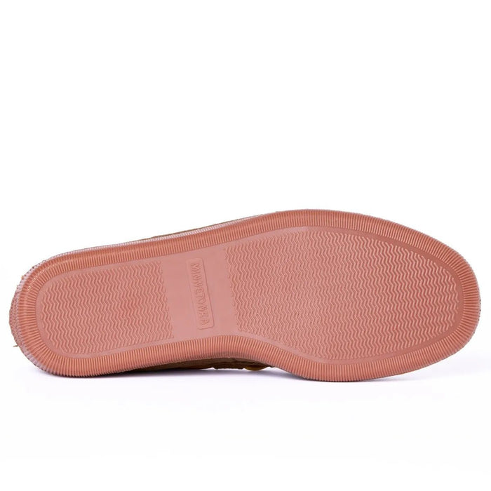 Minnetonka Pantuflas de hombre con suela dura y piel de oveja 3741 - Quierox - Tienda Online