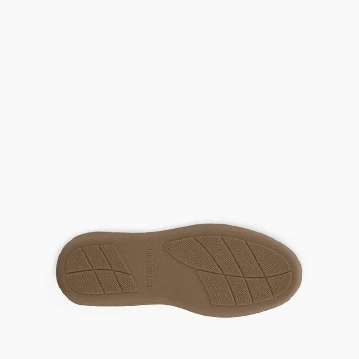 Minnetonka Pantuflas de mujer de piel de oveja con suela dura 3341 - Quierox - Tienda Online
