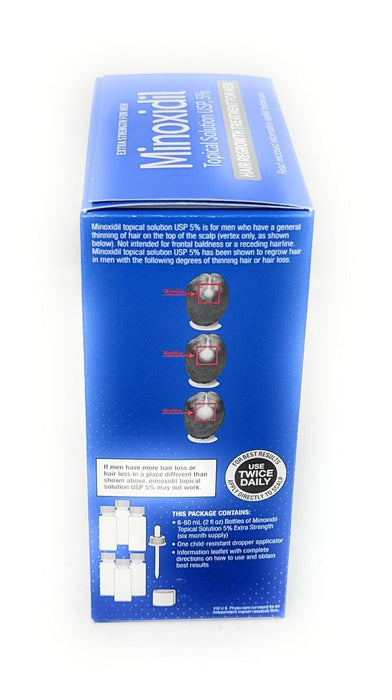 Minoxidil para hombres 5% extra fuerte crecimiento del cabello para hombres fLsbok - Quierox - Tienda Online