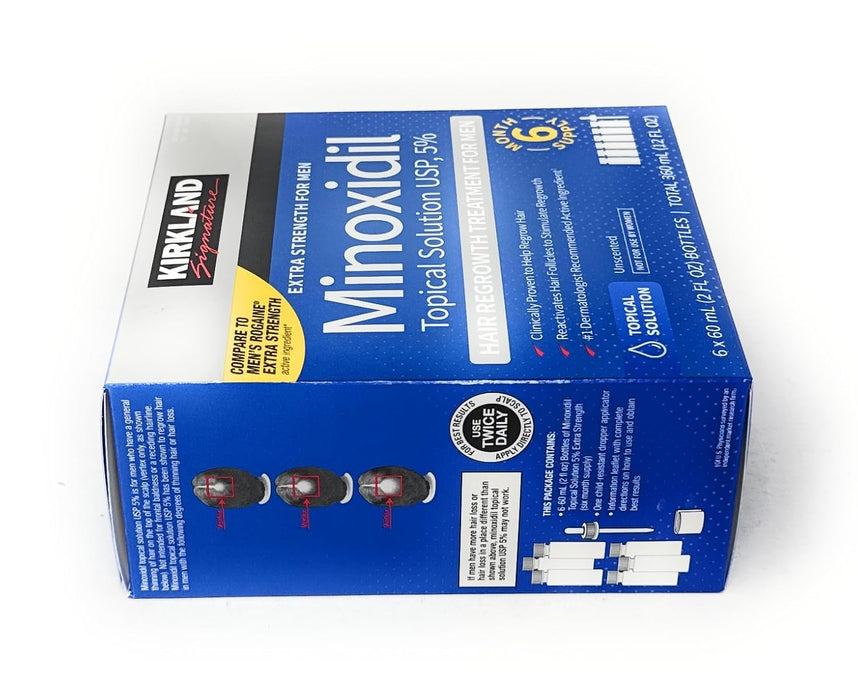 Minoxidil para hombres 5% extra fuerte crecimiento del cabello para hombres fLsbok - Quierox - Tienda Online