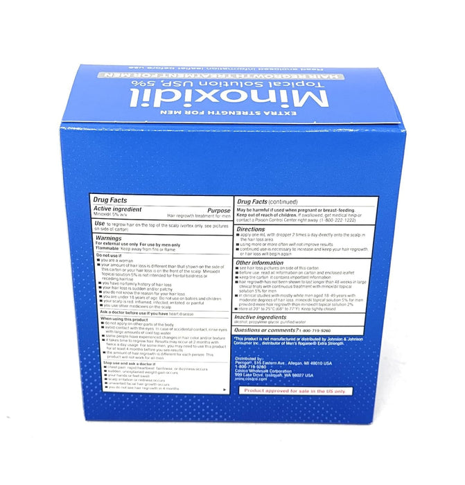 Minoxidil para hombres 5% extra fuerte crecimiento del cabello para hombres fLsbok - Quierox - Tienda Online
