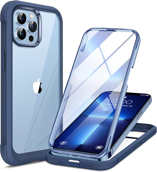 Miracase Case con protector de pantalla de vidrio templado 9H incorporado para iPhone 13 promax - Quierox - Tienda Online