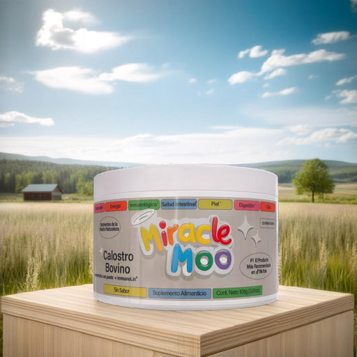 MIRACLE MOO Colostrum Calostro Bovino Con 108 Gramos - Quierox - Tienda Online