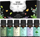 MISIJI Juego de 6 aceites esenciales de aromaterapia para difusor para el hogar - Quierox - Tienda Online