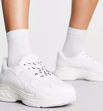 MissGuided Zapatillas de deporte gruesas blancas - Quierox - Tienda Online