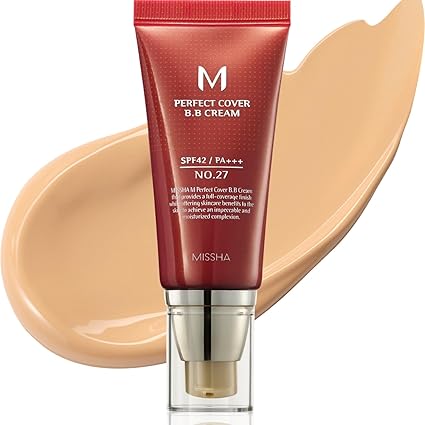 MISSHA M Perfect Cover BB Cream Hidratante con color PF 42 PA +++ 1.69 Fl Oz - Quierox - Tienda Online