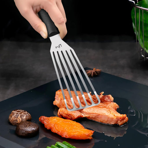 MIU - Espátula de pescado, metal flexible ranurado, espátula ligera para barbacoa - Quierox - Tienda Online