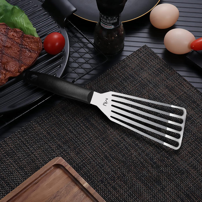 MIU - Espátula de pescado, metal flexible ranurado, espátula ligera para barbacoa - Quierox - Tienda Online