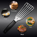 MIU - Espátula de pescado, metal flexible ranurado, espátula ligera para barbacoa - Quierox - Tienda Online