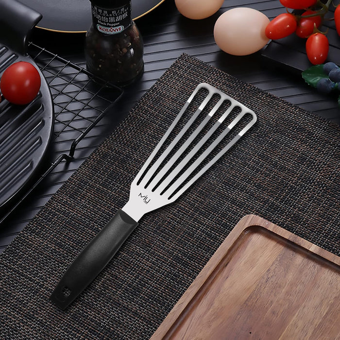 MIU - Espátula de pescado, metal flexible ranurado, espátula ligera para barbacoa - Quierox - Tienda Online