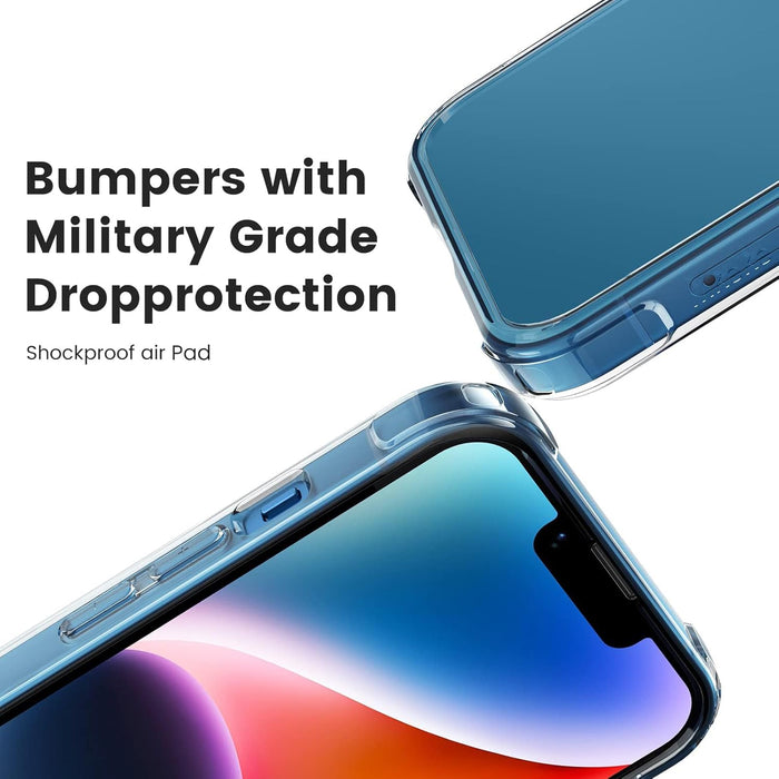 Mkeke – Funda transparente para iPhone 13, con protección a prueba de golpes - Quierox - Tienda Online