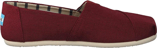 Mocasín TOMS Heritage Canvas Alpr ESP 10011678 para mujer en color cereza negro - Quierox - Tienda Online