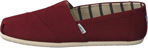 Mocasín TOMS Heritage Canvas Alpr ESP 10011678 para mujer en color cereza negro - Quierox - Tienda Online