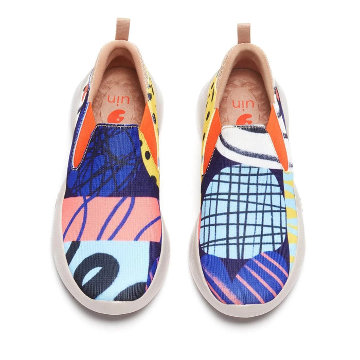 Mocasines cómodos de lona para mujer"String Art" - Quierox - Tienda Online