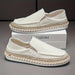 Mocasines minimalista de alpargata lino vacación - Quierox - Tienda Online