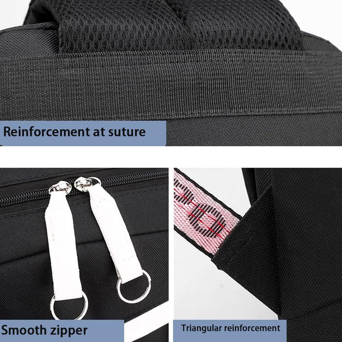 Mochila Anime Cosplay Laptop Mochila con USB y lindo patrón de dibujos animados - Quierox - Tienda Online